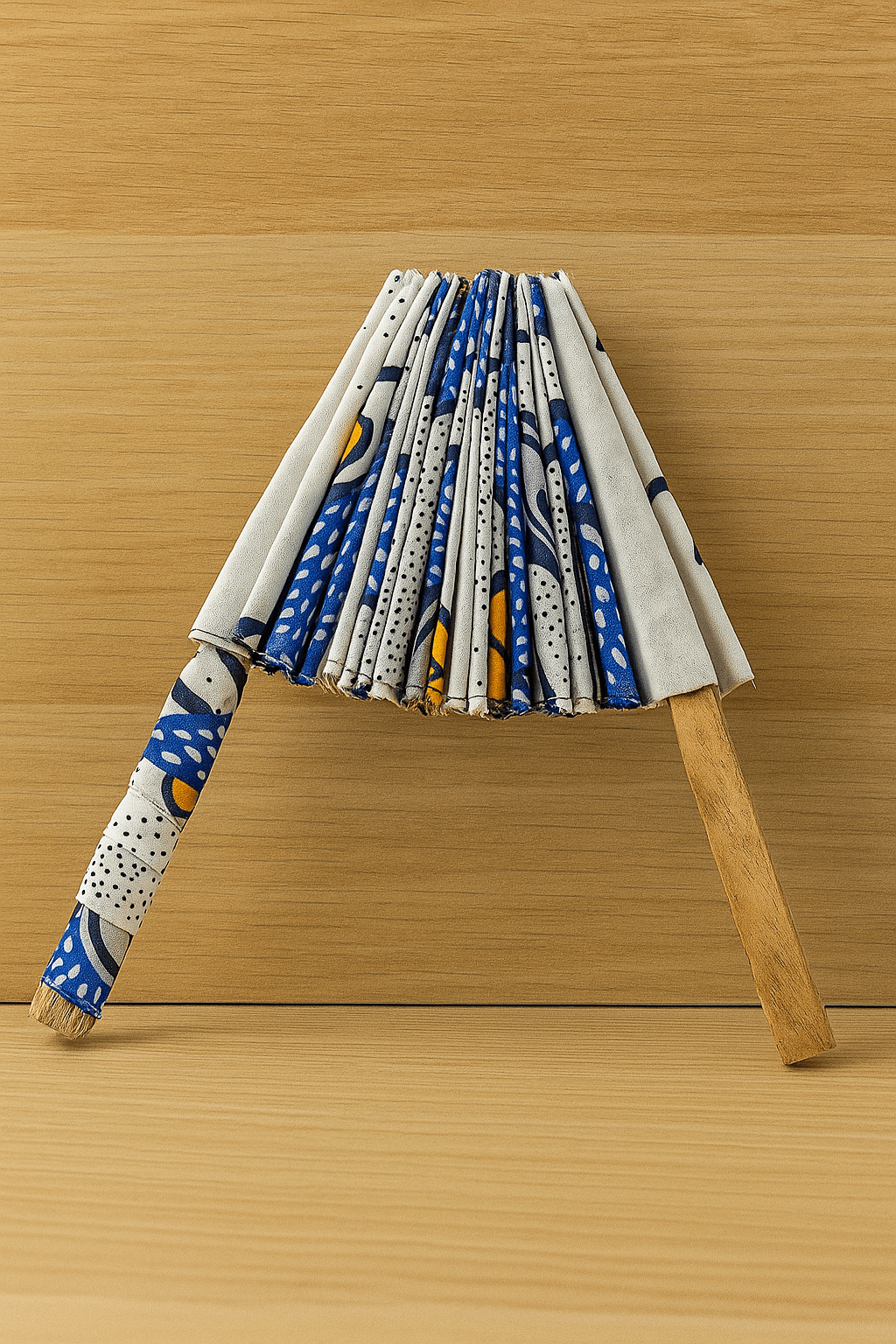 Éventail Africain en Wax fait main – Image 2